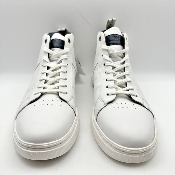 Anthony Veer Mens Kips High-Top Sneakers US 10.5 EU 43.5 White Leather NWOB - Picture 6 of 14